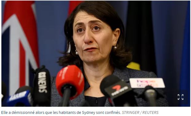 You are currently viewing Australie : démission de la Première ministre de l’Etat de Sydney, soupçonnée de corruption – Le Figaro