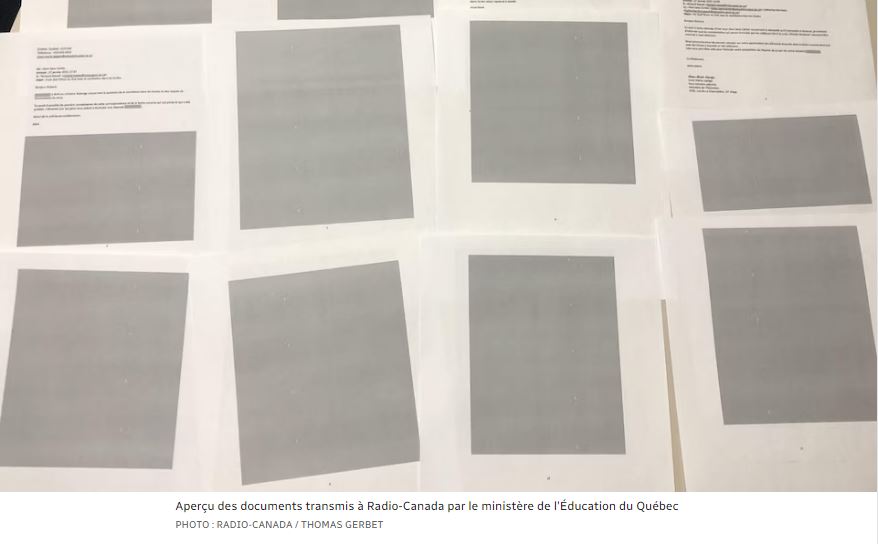 Lire la suite à propos de l’article Qualité de l’air à école : des courriels caviardés suscitent l’indignation à Québec – Radio Canada