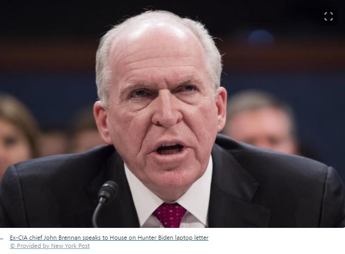 You are currently viewing L’ancien chef de la CIA, John Brennan, parle à la Chambre des représentants de la lettre de Hunter Biden sur l’ordinateur portable – NEW YORK POST