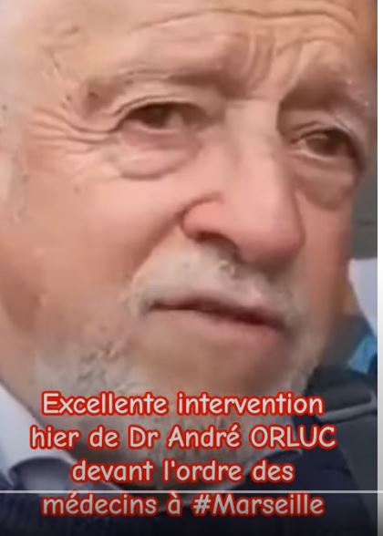 Lire la suite à propos de l’article Excellente intervention hier de Dr André ORLUC devant l’ordre des médecins à <a href="https://www.youtube.com/hashtag/marseille">#Marseille</a>
